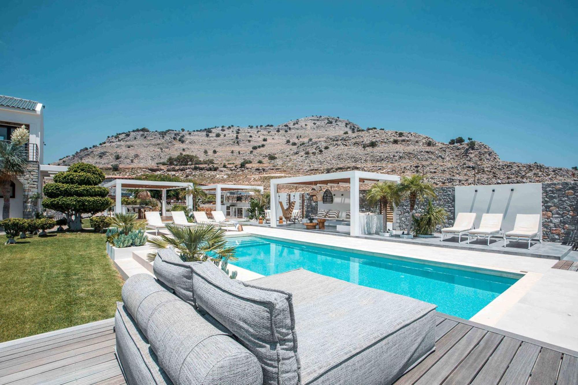 Oneiro Villa - Voted The Best Villa In Rhodes, Greece! Pefki Esterno foto